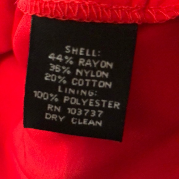 Donna Morgan Red Cocktail Dress NWOT - Picture 4 of 5